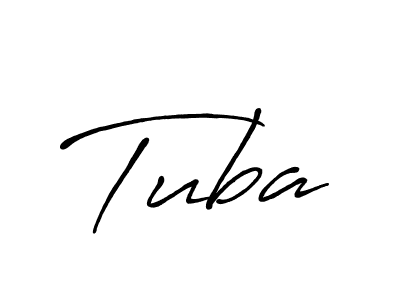 Tuba stylish signature style. Best Handwritten Sign (Antro_Vectra_Bolder) for my name. Handwritten Signature Collection Ideas for my name Tuba. Tuba signature style 7 images and pictures png