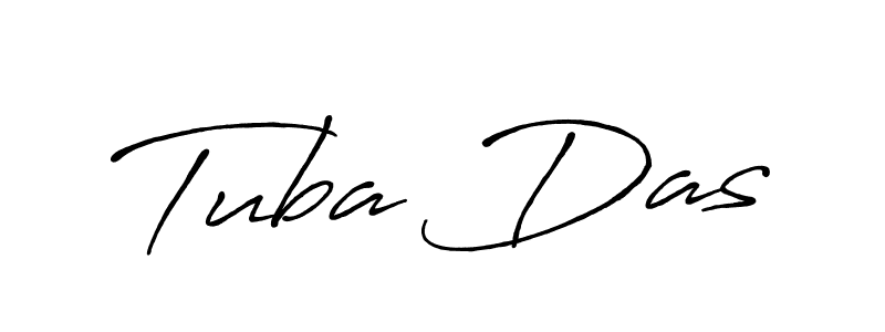 Use a signature maker to create a handwritten signature online. With this signature software, you can design (Antro_Vectra_Bolder) your own signature for name Tuba Das. Tuba Das signature style 7 images and pictures png