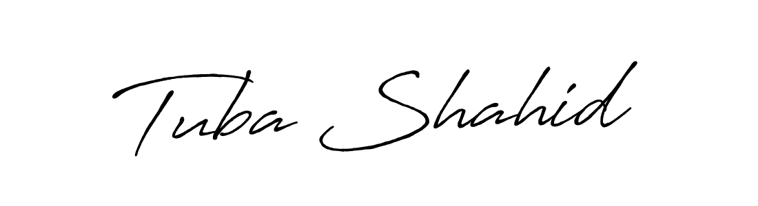 Here are the top 10 professional signature styles for the name Tuba Shahid. These are the best autograph styles you can use for your name. Tuba Shahid signature style 7 images and pictures png