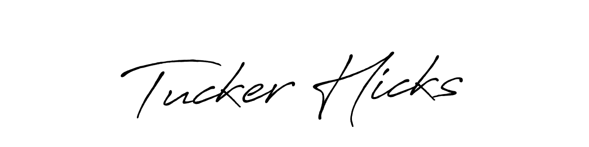 Use a signature maker to create a handwritten signature online. With this signature software, you can design (Antro_Vectra_Bolder) your own signature for name Tucker Hicks. Tucker Hicks signature style 7 images and pictures png