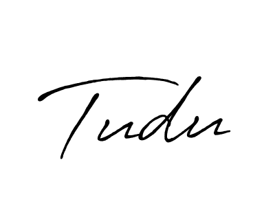 Make a beautiful signature design for name Tudu. With this signature (Antro_Vectra_Bolder) style, you can create a handwritten signature for free. Tudu signature style 7 images and pictures png