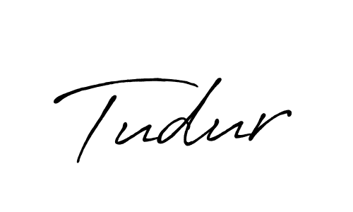 You should practise on your own different ways (Antro_Vectra_Bolder) to write your name (Tudur) in signature. don't let someone else do it for you. Tudur signature style 7 images and pictures png
