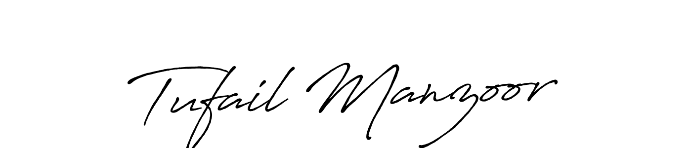 This is the best signature style for the Tufail Manzoor name. Also you like these signature font (Antro_Vectra_Bolder). Mix name signature. Tufail Manzoor signature style 7 images and pictures png