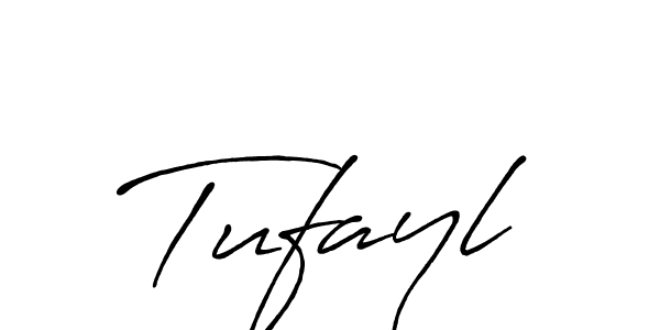 Use a signature maker to create a handwritten signature online. With this signature software, you can design (Antro_Vectra_Bolder) your own signature for name Tufayl. Tufayl signature style 7 images and pictures png