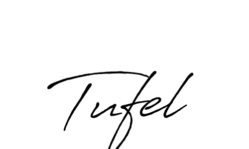 The best way (Antro_Vectra_Bolder) to make a short signature is to pick only two or three words in your name. The name Tufel include a total of six letters. For converting this name. Tufel signature style 7 images and pictures png