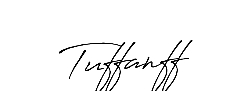 How to make Tuffanff name signature. Use Antro_Vectra_Bolder style for creating short signs online. This is the latest handwritten sign. Tuffanff signature style 7 images and pictures png