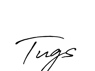 The best way (Antro_Vectra_Bolder) to make a short signature is to pick only two or three words in your name. The name Tugs include a total of six letters. For converting this name. Tugs signature style 7 images and pictures png