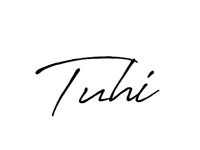 Make a beautiful signature design for name Tuhi. With this signature (Antro_Vectra_Bolder) style, you can create a handwritten signature for free. Tuhi signature style 7 images and pictures png