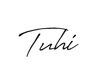 Make a beautiful signature design for name Tuhi. With this signature (Antro_Vectra_Bolder) style, you can create a handwritten signature for free. Tuhi signature style 7 images and pictures png