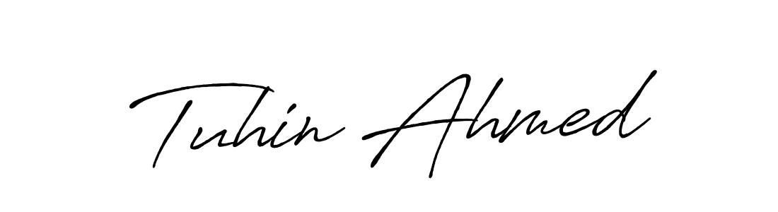 Make a short Tuhin Ahmed signature style. Manage your documents anywhere anytime using Antro_Vectra_Bolder. Create and add eSignatures, submit forms, share and send files easily. Tuhin Ahmed signature style 7 images and pictures png