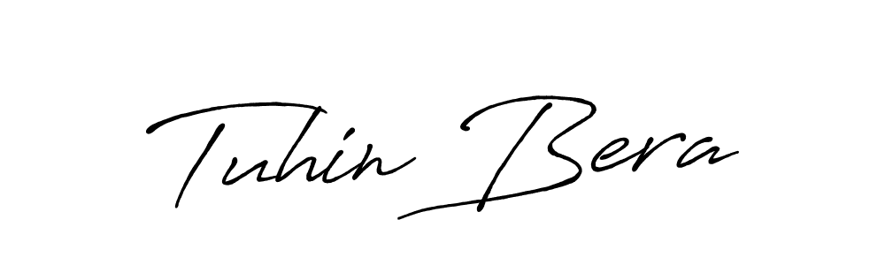 The best way (Antro_Vectra_Bolder) to make a short signature is to pick only two or three words in your name. The name Tuhin Bera include a total of six letters. For converting this name. Tuhin Bera signature style 7 images and pictures png
