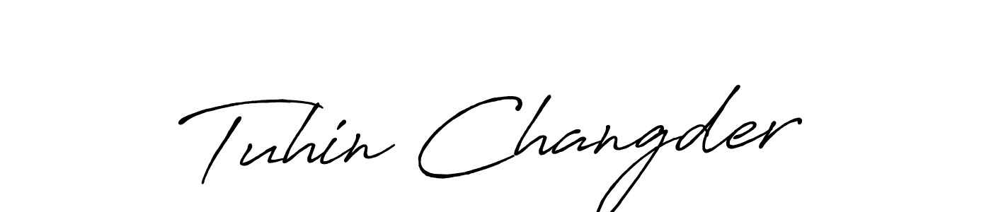 Best and Professional Signature Style for Tuhin Changder. Antro_Vectra_Bolder Best Signature Style Collection. Tuhin Changder signature style 7 images and pictures png