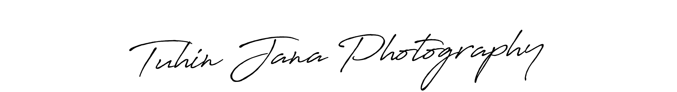 Use a signature maker to create a handwritten signature online. With this signature software, you can design (Antro_Vectra_Bolder) your own signature for name Tuhin Jana Photography. Tuhin Jana Photography signature style 7 images and pictures png