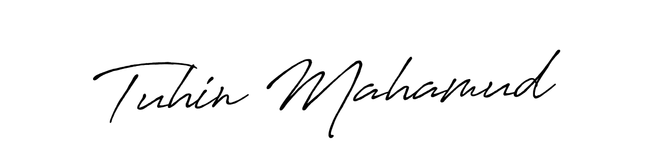 You can use this online signature creator to create a handwritten signature for the name Tuhin Mahamud. This is the best online autograph maker. Tuhin Mahamud signature style 7 images and pictures png