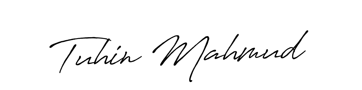 Once you've used our free online signature maker to create your best signature Antro_Vectra_Bolder style, it's time to enjoy all of the benefits that Tuhin Mahmud name signing documents. Tuhin Mahmud signature style 7 images and pictures png