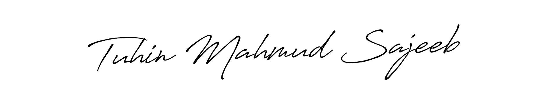 Design your own signature with our free online signature maker. With this signature software, you can create a handwritten (Antro_Vectra_Bolder) signature for name Tuhin Mahmud Sajeeb. Tuhin Mahmud Sajeeb signature style 7 images and pictures png