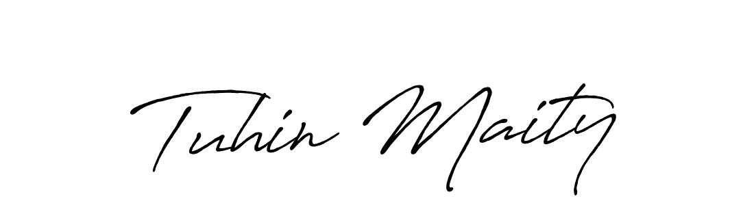 Also You can easily find your signature by using the search form. We will create Tuhin Maity name handwritten signature images for you free of cost using Antro_Vectra_Bolder sign style. Tuhin Maity signature style 7 images and pictures png