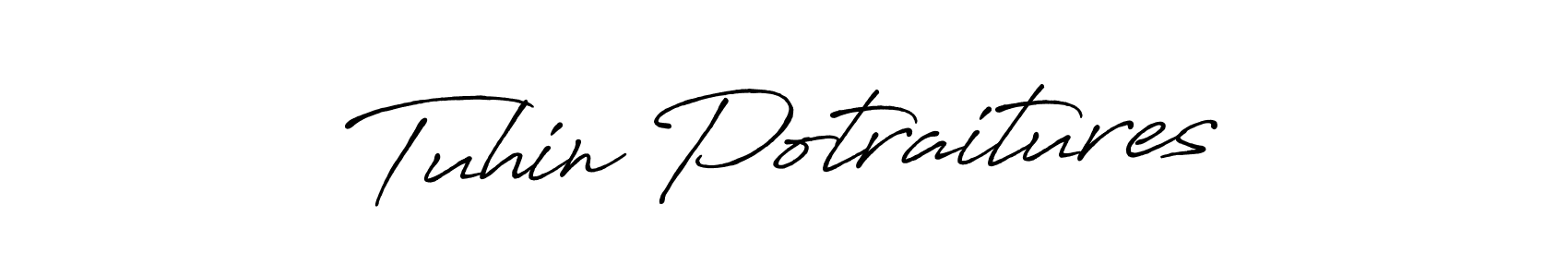 How to Draw Tuhin Potraitures signature style? Antro_Vectra_Bolder is a latest design signature styles for name Tuhin Potraitures. Tuhin Potraitures signature style 7 images and pictures png