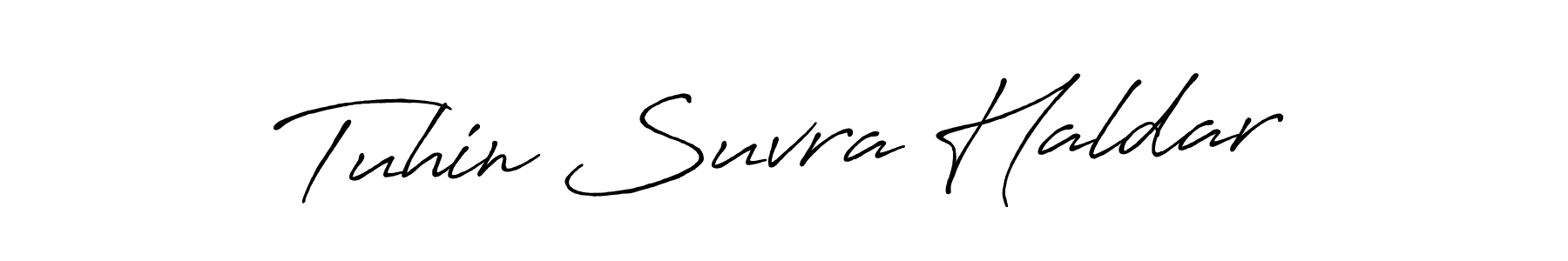 How to make Tuhin Suvra Haldar signature? Antro_Vectra_Bolder is a professional autograph style. Create handwritten signature for Tuhin Suvra Haldar name. Tuhin Suvra Haldar signature style 7 images and pictures png