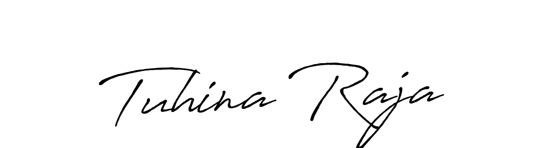 if you are searching for the best signature style for your name Tuhina Raja. so please give up your signature search. here we have designed multiple signature styles  using Antro_Vectra_Bolder. Tuhina Raja signature style 7 images and pictures png