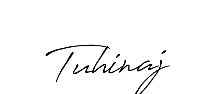 Make a beautiful signature design for name Tuhinaj. With this signature (Antro_Vectra_Bolder) style, you can create a handwritten signature for free. Tuhinaj signature style 7 images and pictures png
