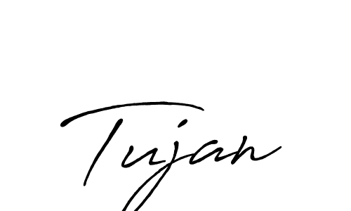 How to make Tujan signature? Antro_Vectra_Bolder is a professional autograph style. Create handwritten signature for Tujan name. Tujan signature style 7 images and pictures png