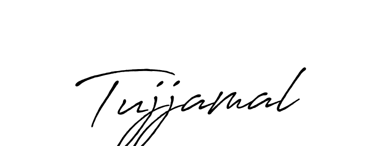 Use a signature maker to create a handwritten signature online. With this signature software, you can design (Antro_Vectra_Bolder) your own signature for name Tujjamal. Tujjamal signature style 7 images and pictures png