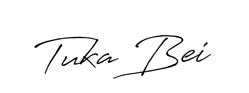 Make a beautiful signature design for name Tuka Bei. With this signature (Antro_Vectra_Bolder) style, you can create a handwritten signature for free. Tuka Bei signature style 7 images and pictures png