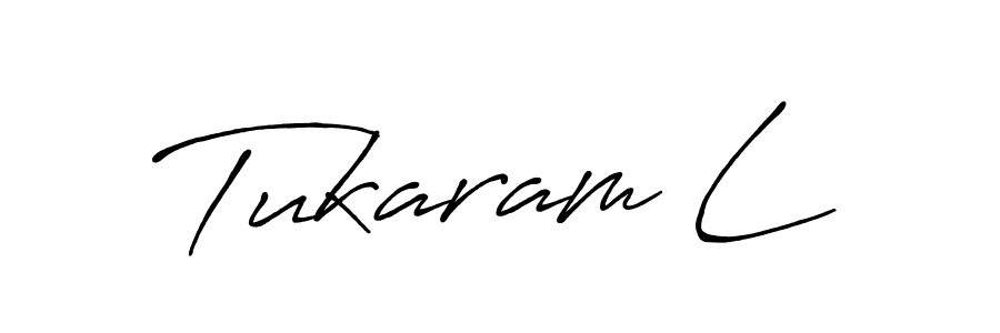 Also You can easily find your signature by using the search form. We will create Tukaram L name handwritten signature images for you free of cost using Antro_Vectra_Bolder sign style. Tukaram L signature style 7 images and pictures png