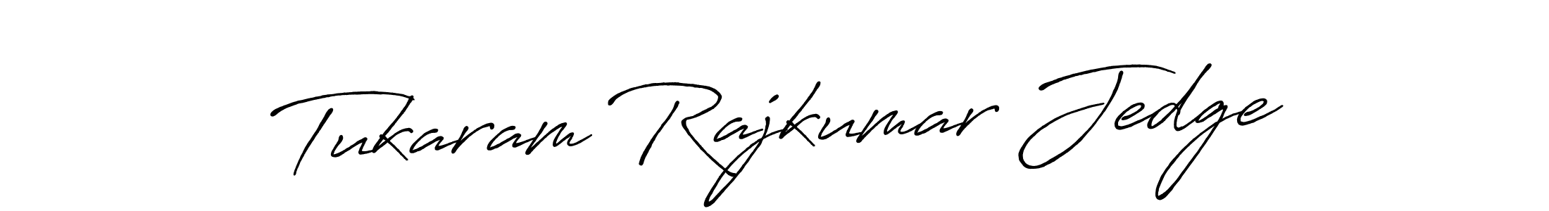 Create a beautiful signature design for name Tukaram Rajkumar Jedge. With this signature (Antro_Vectra_Bolder) fonts, you can make a handwritten signature for free. Tukaram Rajkumar Jedge signature style 7 images and pictures png