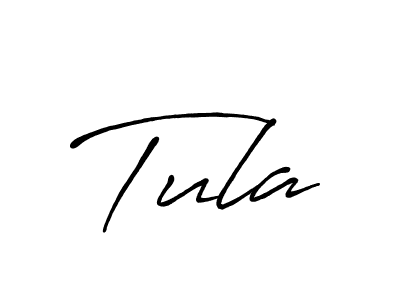 Create a beautiful signature design for name Tula. With this signature (Antro_Vectra_Bolder) fonts, you can make a handwritten signature for free. Tula signature style 7 images and pictures png