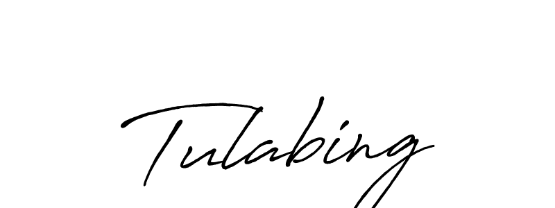 Tulabing stylish signature style. Best Handwritten Sign (Antro_Vectra_Bolder) for my name. Handwritten Signature Collection Ideas for my name Tulabing. Tulabing signature style 7 images and pictures png