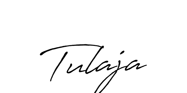Design your own signature with our free online signature maker. With this signature software, you can create a handwritten (Antro_Vectra_Bolder) signature for name Tulaja. Tulaja signature style 7 images and pictures png