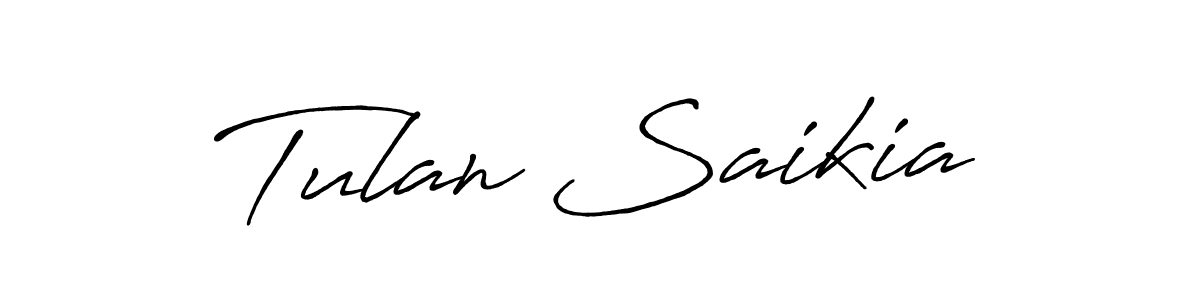 The best way (Antro_Vectra_Bolder) to make a short signature is to pick only two or three words in your name. The name Tulan Saikia include a total of six letters. For converting this name. Tulan Saikia signature style 7 images and pictures png