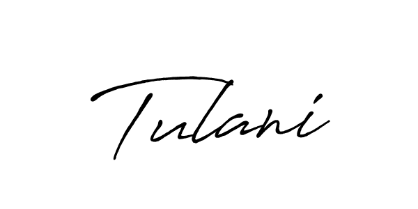 How to make Tulani signature? Antro_Vectra_Bolder is a professional autograph style. Create handwritten signature for Tulani name. Tulani signature style 7 images and pictures png