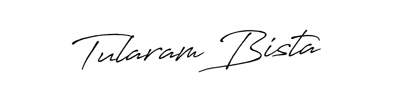 Make a beautiful signature design for name Tularam Bista. With this signature (Antro_Vectra_Bolder) style, you can create a handwritten signature for free. Tularam Bista signature style 7 images and pictures png