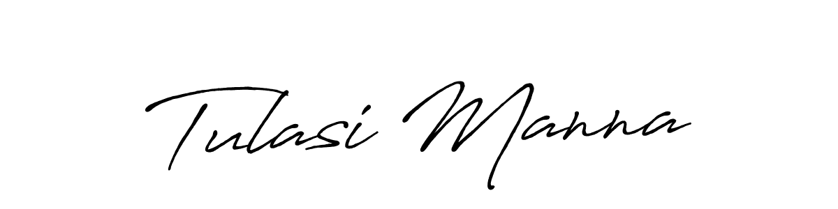 Use a signature maker to create a handwritten signature online. With this signature software, you can design (Antro_Vectra_Bolder) your own signature for name Tulasi Manna. Tulasi Manna signature style 7 images and pictures png