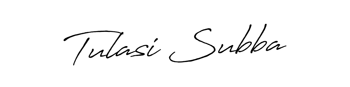 Also we have Tulasi Subba name is the best signature style. Create professional handwritten signature collection using Antro_Vectra_Bolder autograph style. Tulasi Subba signature style 7 images and pictures png