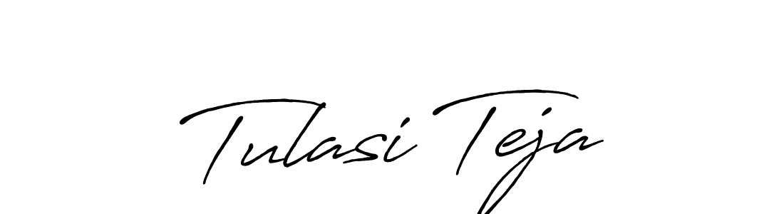 Design your own signature with our free online signature maker. With this signature software, you can create a handwritten (Antro_Vectra_Bolder) signature for name Tulasi Teja. Tulasi Teja signature style 7 images and pictures png