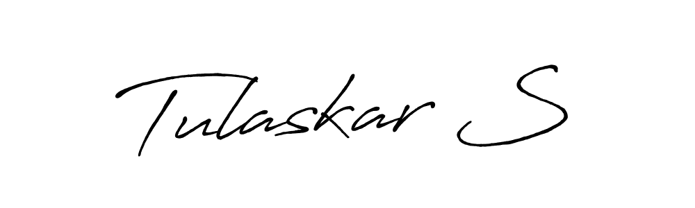 Also You can easily find your signature by using the search form. We will create Tulaskar S name handwritten signature images for you free of cost using Antro_Vectra_Bolder sign style. Tulaskar S signature style 7 images and pictures png