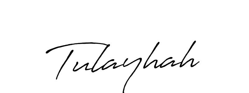 The best way (Antro_Vectra_Bolder) to make a short signature is to pick only two or three words in your name. The name Tulayhah include a total of six letters. For converting this name. Tulayhah signature style 7 images and pictures png