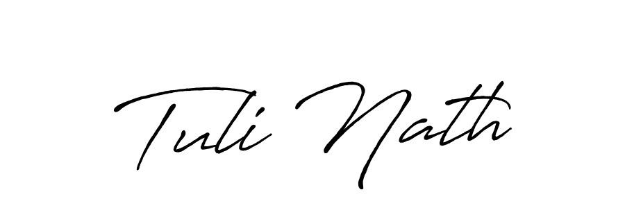 This is the best signature style for the Tuli Nath name. Also you like these signature font (Antro_Vectra_Bolder). Mix name signature. Tuli Nath signature style 7 images and pictures png