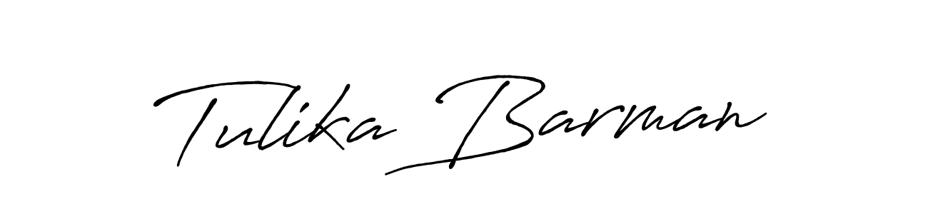 Also we have Tulika Barman name is the best signature style. Create professional handwritten signature collection using Antro_Vectra_Bolder autograph style. Tulika Barman signature style 7 images and pictures png