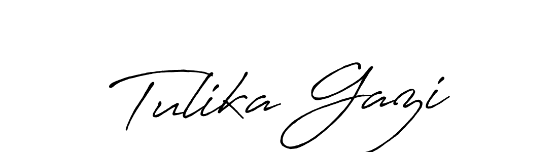 if you are searching for the best signature style for your name Tulika Gazi. so please give up your signature search. here we have designed multiple signature styles  using Antro_Vectra_Bolder. Tulika Gazi signature style 7 images and pictures png