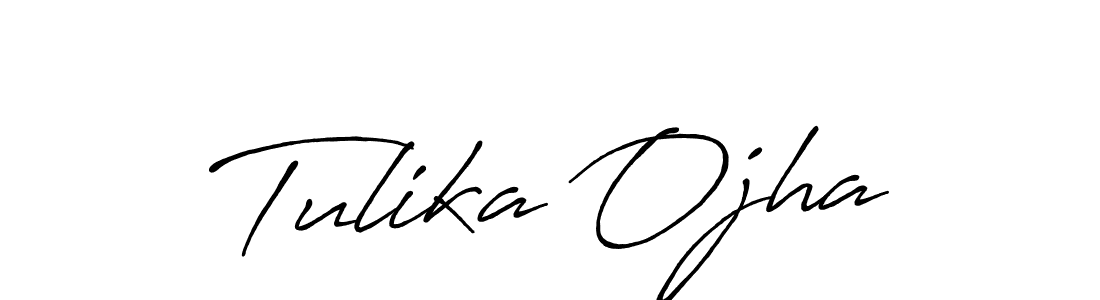 This is the best signature style for the Tulika Ojha name. Also you like these signature font (Antro_Vectra_Bolder). Mix name signature. Tulika Ojha signature style 7 images and pictures png