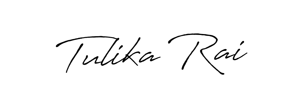 Similarly Antro_Vectra_Bolder is the best handwritten signature design. Signature creator online .You can use it as an online autograph creator for name Tulika Rai. Tulika Rai signature style 7 images and pictures png