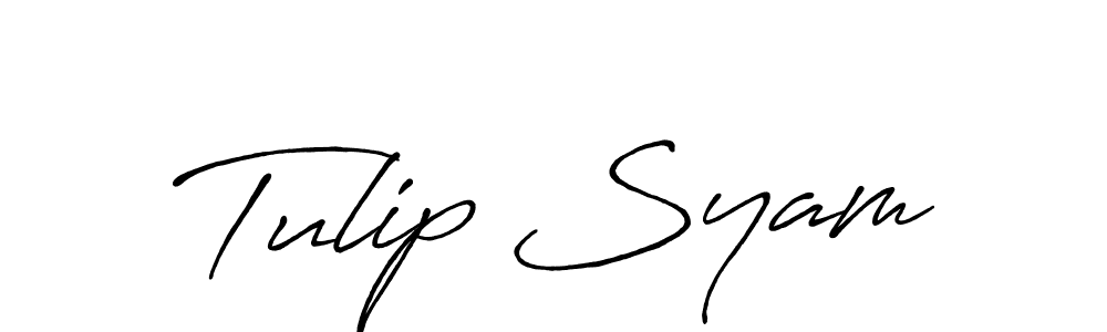 Make a short Tulip Syam signature style. Manage your documents anywhere anytime using Antro_Vectra_Bolder. Create and add eSignatures, submit forms, share and send files easily. Tulip Syam signature style 7 images and pictures png