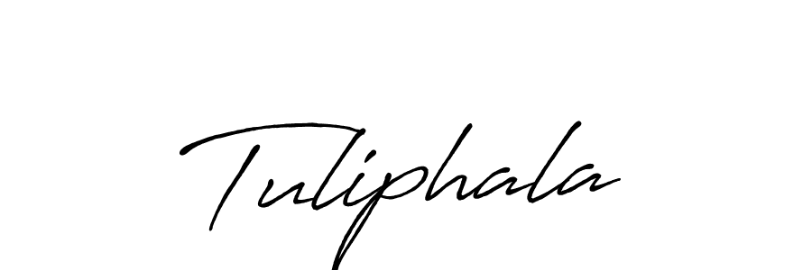 Tuliphala stylish signature style. Best Handwritten Sign (Antro_Vectra_Bolder) for my name. Handwritten Signature Collection Ideas for my name Tuliphala. Tuliphala signature style 7 images and pictures png