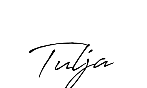 Antro_Vectra_Bolder is a professional signature style that is perfect for those who want to add a touch of class to their signature. It is also a great choice for those who want to make their signature more unique. Get Tulja name to fancy signature for free. Tulja signature style 7 images and pictures png