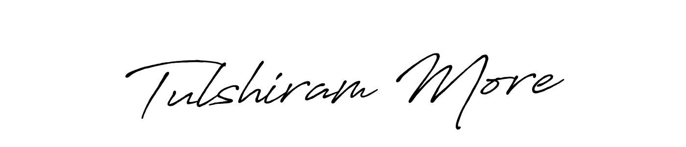 Make a beautiful signature design for name Tulshiram More. Use this online signature maker to create a handwritten signature for free. Tulshiram More signature style 7 images and pictures png